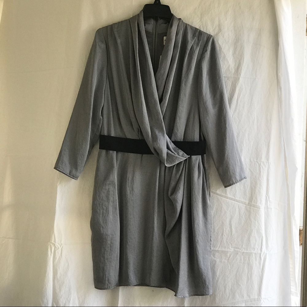 REISS Gunmetal Gray Dress US 10